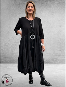 VINCENZO ALLOCCA Ballon Jurk Zwart